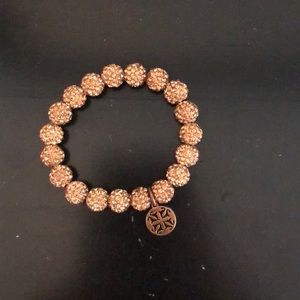 Gold rustic cuff bracelet